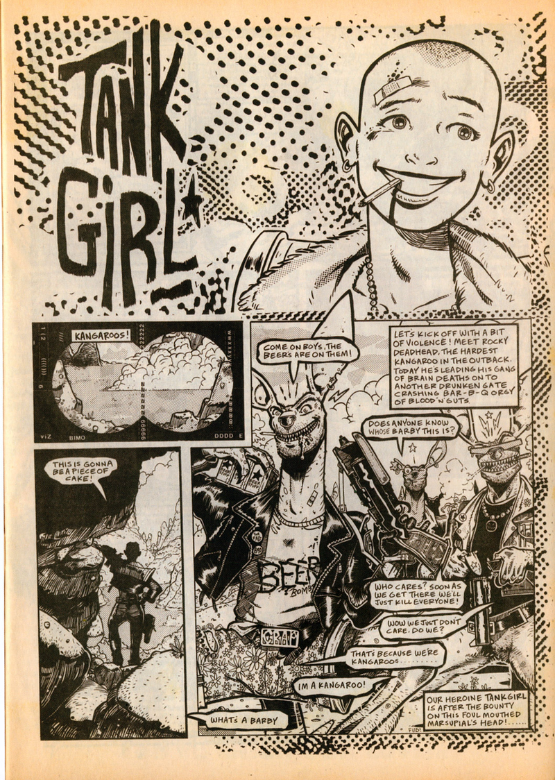 Illustration for article titled Tank Girl Wants To Dominate Your Coffee Table